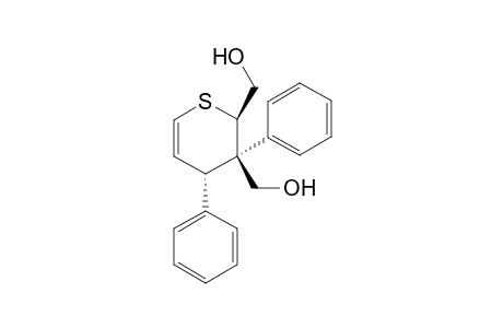 (2R*,3S*,4S*)-2,3-(trans)-3,4-(cis)-2,3-bis[(-)-hydroxymethyl]-3,4-diphenyl-3,4-dihydro-2H-thiopyran