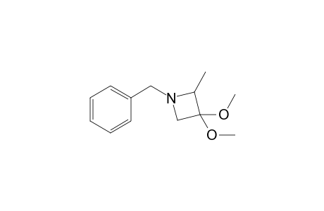 3,3-Dimethoxy-1-benzyl-2-methylazetidine