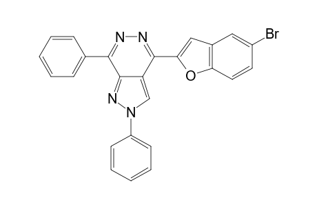 4-(5-bromobenzofuran-2-yl)-2,7-diphenyl-pyrazolo[3,4-d]pyridazine