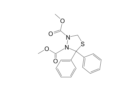 Dimethyl 2,2-Diphenyl-1,3,4-thiadiazolidine-3,4-dicarboxylate