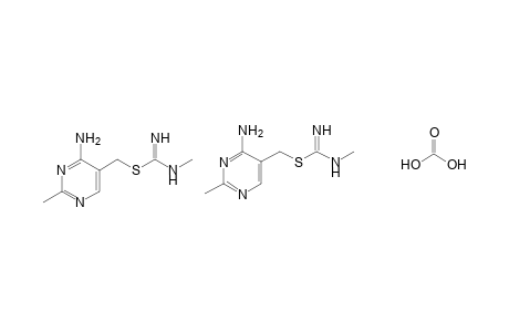 2-[(4-amino-2-methyl-5-pyrimidinyl)methyl]-3-methyl-2-thiopseudourea, carbonate