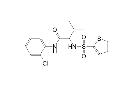 N-(2-chlorophenyl)-3-methyl-2-[(2-thienylsulfonyl)amino]butanamide