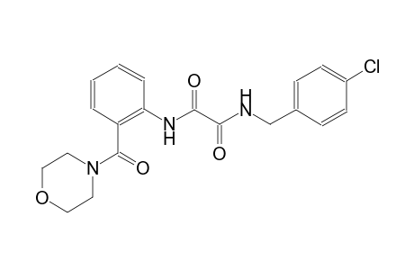 ethanediamide, N~1~-[(4-chlorophenyl)methyl]-N~2~-[2-(4-morpholinylcarbonyl)phenyl]-