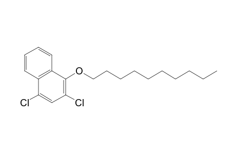 2,4-Dichloronaphth-1-yl decyl ether