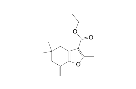 Ethyl 2,5,5-trimethyl-7-methylene-4,5,6,7-tetrahydro-1-benzofuran-3-carboxylate