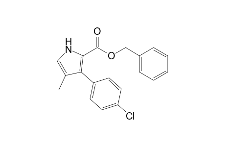 (phenylmethyl) 3-(4-chlorophenyl)-4-methyl-1H-pyrrole-2-carboxylate