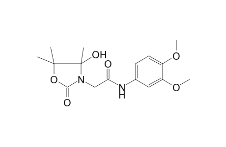 N-(3,4-dimethoxyphenyl)-2-(4-hydroxy-4,5,5-trimethyl-2-oxo-1,3-oxazolidin-3-yl)acetamide