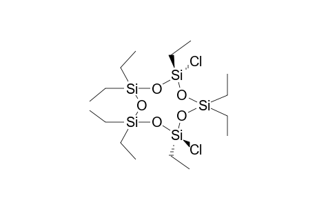 TRANS-2,6-DICHLORO-2,4,4,6,8,8,10,10-OCTAETHYLCYCLOPENTASILOXANE