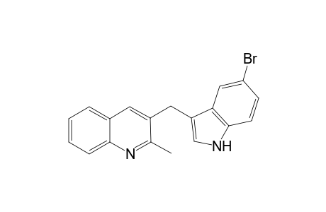 3-((5-bromo-1H-indol-3-yl)methyl)-2-methylquinoline