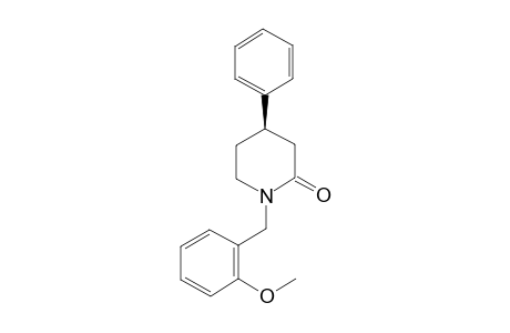 (4R)-1-(2-Methoxybenzyl)-4-phenylpiperidin-2-one