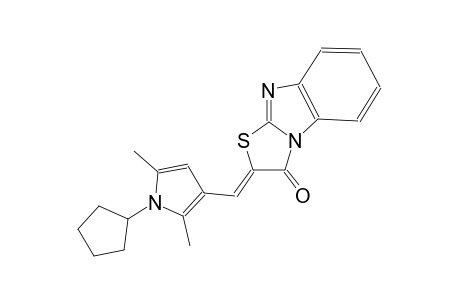 thiazolo[3,2-a]benzimidazol-3(2H)-one, 2-[(1-cyclopentyl-2,5-dimethyl-1H-pyrrol-3-yl)methylene]-, (2Z)-