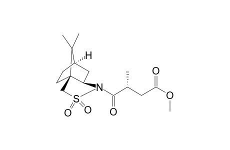 (3R)-4-{(1S,5R,7R)-10,10-Dimethyl-3,3-dioxo-3.lamta.6-thia-4-azatricyclo[5.2.1.0(1,5)]dec-4-y}-3-methyl-4-oxobutanoate