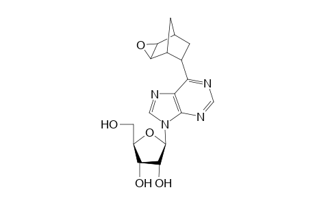 (2R,3R,5R)-6-[3-Oxatricyclo[3.2.1.0(2,4)]oct-6-yl]-9-.beta.-D-ribofuranosyl-9H-purine