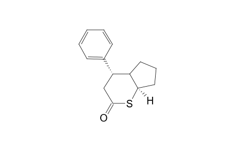 (4S,7aR)-4-Phenyl-hexahydro-cyclopenta[b]thiopyran-2-one
