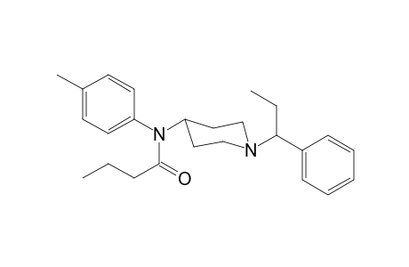 N-4-Methylphenyl-N-[1-(1-phenylpropyl)piperidin-4-yl]butanamide