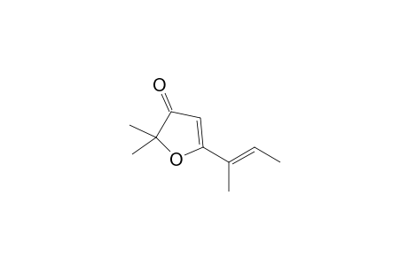 2,2-Dimethyl-5-[(1E)-1-methyl-1-propenyl]-3(2H)-furanone