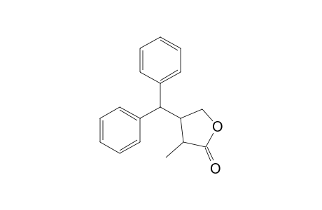 4-(diphenylmethyl)-3-methyl-2-oxolanone