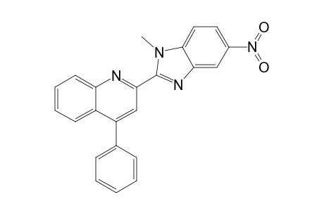 2-(1-Methyl-5-nitro-2-benzimidazolyl)-4-phenylquinoline