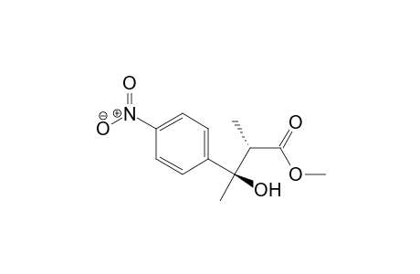 Anti-methyl 3-(4-nitrophenyl)-3-hydroxy-2-methylbutanoate