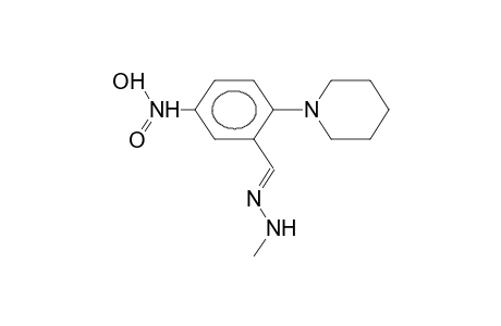 2-piperidino-5-nitrobenzaldehyde methylhydrazone