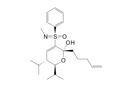 (2R,5R,6S)-5,6-Diisopropyl-2-(pent-4-enyl)-3-[(S)-N-methyl-S-phenyl-sulfonimidoyl)]-5,6-dihydro-2H-pyran-2-ol
