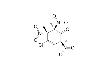 4-CHLORO-2,5,6-TRIMETHYL-R-2,T-5,C-6-TRINITROCYCLOHEX-3-ENONE