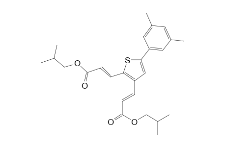 (2E,2'E)-Diisobutyl 3,3'-(5-(3,5-dimethylphenyl)thiophene-2,3-diyl)diacrylate