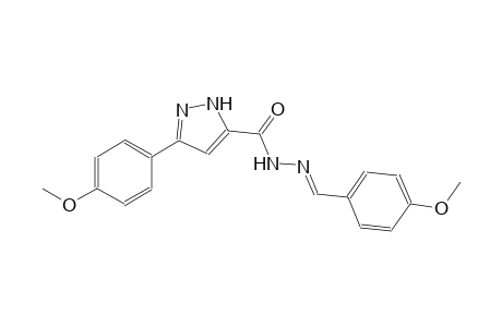 1H-pyrazole-5-carboxylic acid, 3-(4-methoxyphenyl)-, 2-[(E)-(4-methoxyphenyl)methylidene]hydrazide
