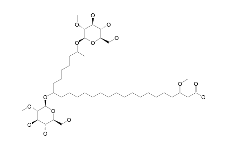 3-METHOXY-19,25-DI-(2-O-METHYL-BETA-D-GLUCOPYRANOSYLOXY)-HEXACOSANOIC-ACID