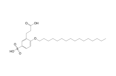 2-(hexadecyloxy)-5-sulfohydrocinnamic acid
