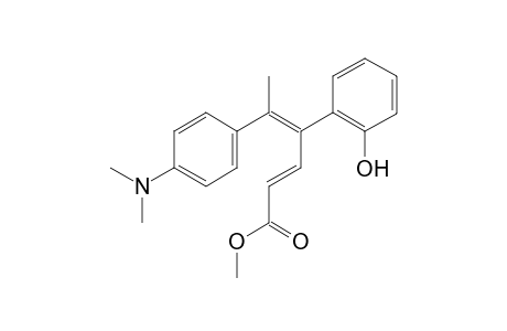 Methyl (2E,4E)-5-(4-(dimethylamino)phenyl)-4-(2-hydroxyphenyl)hexa-2,4-dienoate