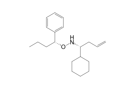 (R)-1-Cyclohexyl-N-[(R)-1-phenylbutoxy]but-3-enylamine
