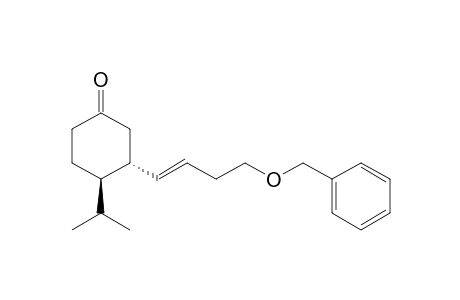 trans-4-Isopropyl-3-((E)-4-(benzyloxy)butenyl)cyclohexanone
