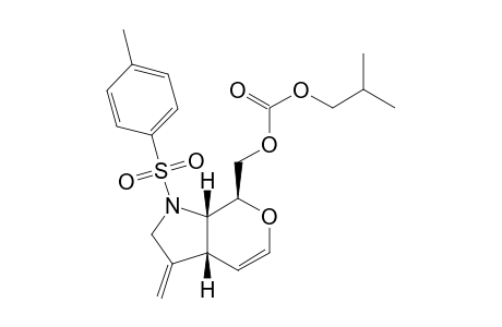 (1S,2S,6R)-2-Isobutoxycarboxymethyl-7-methylene-3-oxa-9-tosylaminobicyclo[4.3.0]non-4-ene