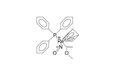 /.eta.-5/-Cyclopentadienyl-nitroso-triphenylphosphino-(1-methoxy-vinyl) rhenium