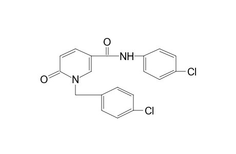 4'-CHLORO-1-(p-CHLOROBENZYL)-1,6-DIHYDRO-6-OXONICOTINANILIDE