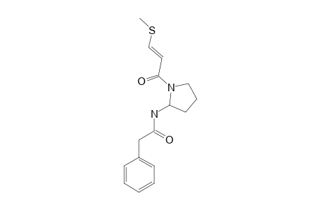 AGLEPTIN;(E)-N-[3-(METHYLTHIO)-PROPENOYL]-2-(PHENYLACETYLAMINO)-PYRROLIDINE