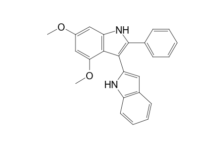 4,6-Dimethoxy-3-(indol-2'-yl)-2-phenylindole