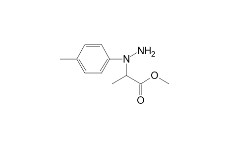 Methyl 2-[1-(4-methylphenyl)hydrazino]propanoate