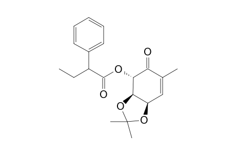 4,5-O-Isopropylidene-6-[(2RS)-2'-phenylbutyryl]-gabosine A