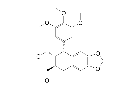 [(6R,7R,8R)-6-methylol-8-(3,4,5-trimethoxyphenyl)-5,6,7,8-tetrahydrobenzo[f][1,3]benzodioxol-7-yl]methanol