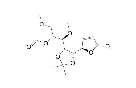 (1S)-4-O-Formyl-1,2-O-isopropylidene-3,5-di-O-methyl-1-(4'-oxo-(1'R)-(1'H)-furanyl)-D-arabiniitol