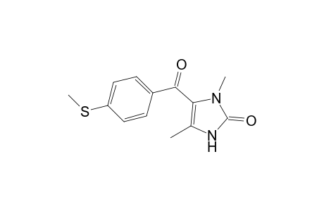 1,4-Dimethyl-5-(4-methylthiobenzoyl)-2,3-dihydroimidazol-2-one