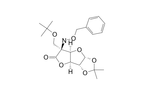 5-C-(O-BENZYLHYDROXYLAMINE)-5-C-(TERT.-BUTOXYMETHYL)-5-DEOXY-1,2-O-ISOPROPILIDENE-BETA-L-IDOFURANOSE-3,6-LACTONE