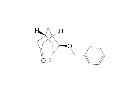 Bicyclo[3.3.1]nonan-3-one, 7-methyl-6-(phenylmethoxy)-, (6-exo,7-endo)-(.+-.)-