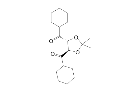 [(4R,5R)-5-(Cyclohexylcarbonyl)-2,2-dimethyl-1,3-dioxolan-4-yl](cyclohexyl)methanone