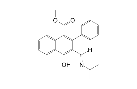 Methyl 4-hydroxy-2-phenyl-3-(N-isopropylformimido)naphthalen-1-carboxylate