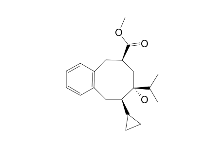 METHYL-(6RS,8RS,9RS)-9-CYCLOPROPYL-8-HYDROXY-8-ISOPROPYL-5,6,7,8,9,10-HEXAHYDRO-BENZO-[8]-ANNULENE-6-CARBOXYLATE