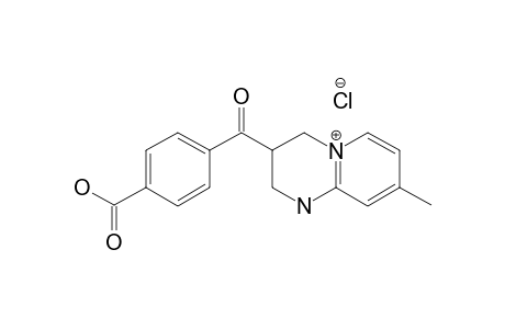 3-(4-CARBOXYLATOBENZOYL)-1,2,3,4-TETRAHYDRO-8-METHYL-2H-PYRIDO-[1,2-A]-PYRIMIDINE-HYDROCHLORIDE