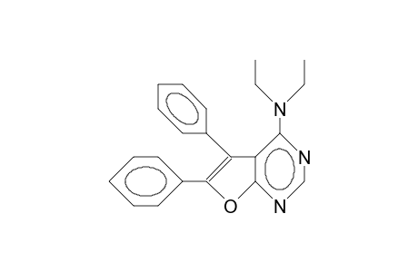 5,6-Diphenyl-N,N-diethyl-furo(2,3-)dipyrimidin-4-amine